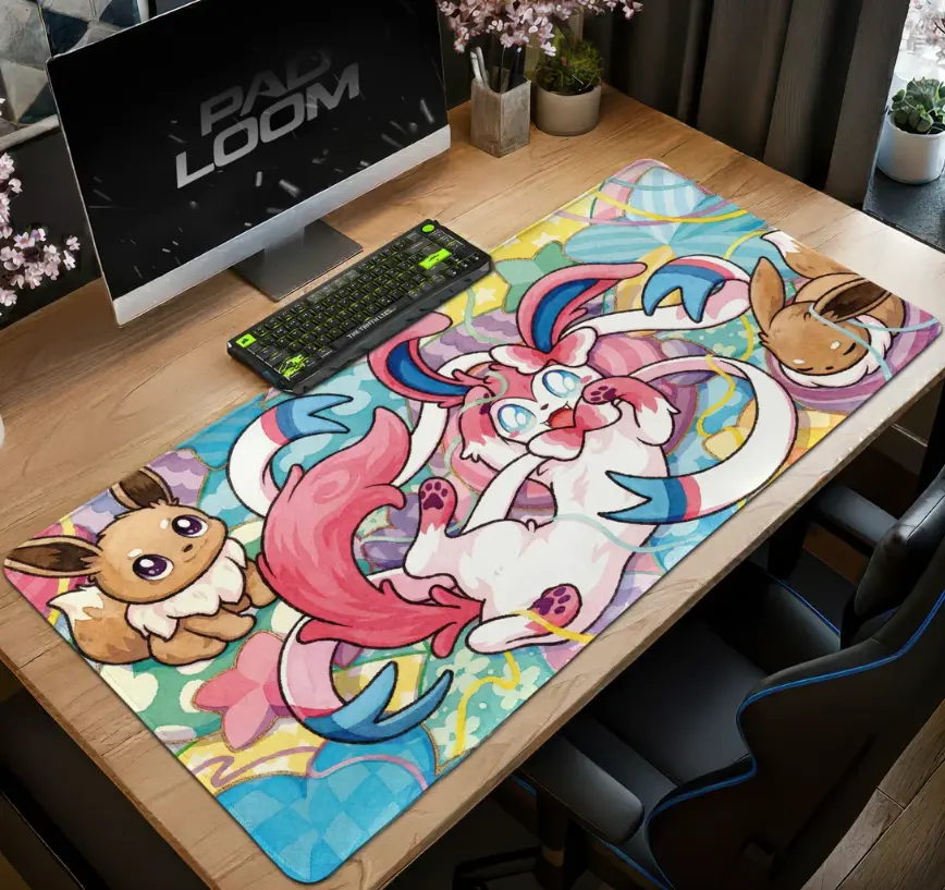 Sylveon Candy Play Mouse Pad - Desk Mat