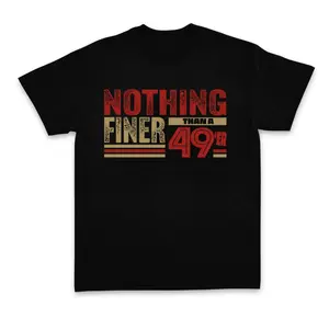 San Francisco Football Fan Gift 49th Birthday Shirt Gender Neutral Forty Niner Tee for Men Women