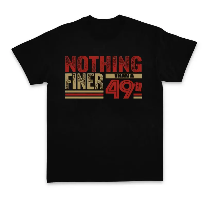 San Francisco Football Fan Gift 49th Birthday Shirt Gender Neutral Forty Niner Tee for Men Women