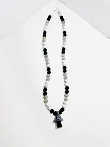 Mad Mellow 23” Glass Mushroom Diffuser Necklace