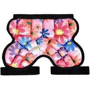 Kids Butt Hip Protection Shorts Pants Pads 25 mm Thick Bum Protector Pad for Ski Skate Snowboard Roller Ice Skating Skiing Skateboarding Cycling Anti Slip Padded (3-7 Years Old) (Pink)