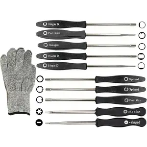 11 PCS Carburetor Adjustment Tool Screwdriver Kit for 2 Cycle Small Engine Carb Adjustment Fits String Trimmer