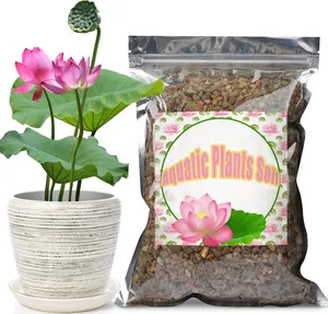 Aquatic Soil for Pond Plants 2.2LBS, Pond Clay Aquarium Soil Suitable for Small Ponds Water Plants Like Lotus, Water Lily