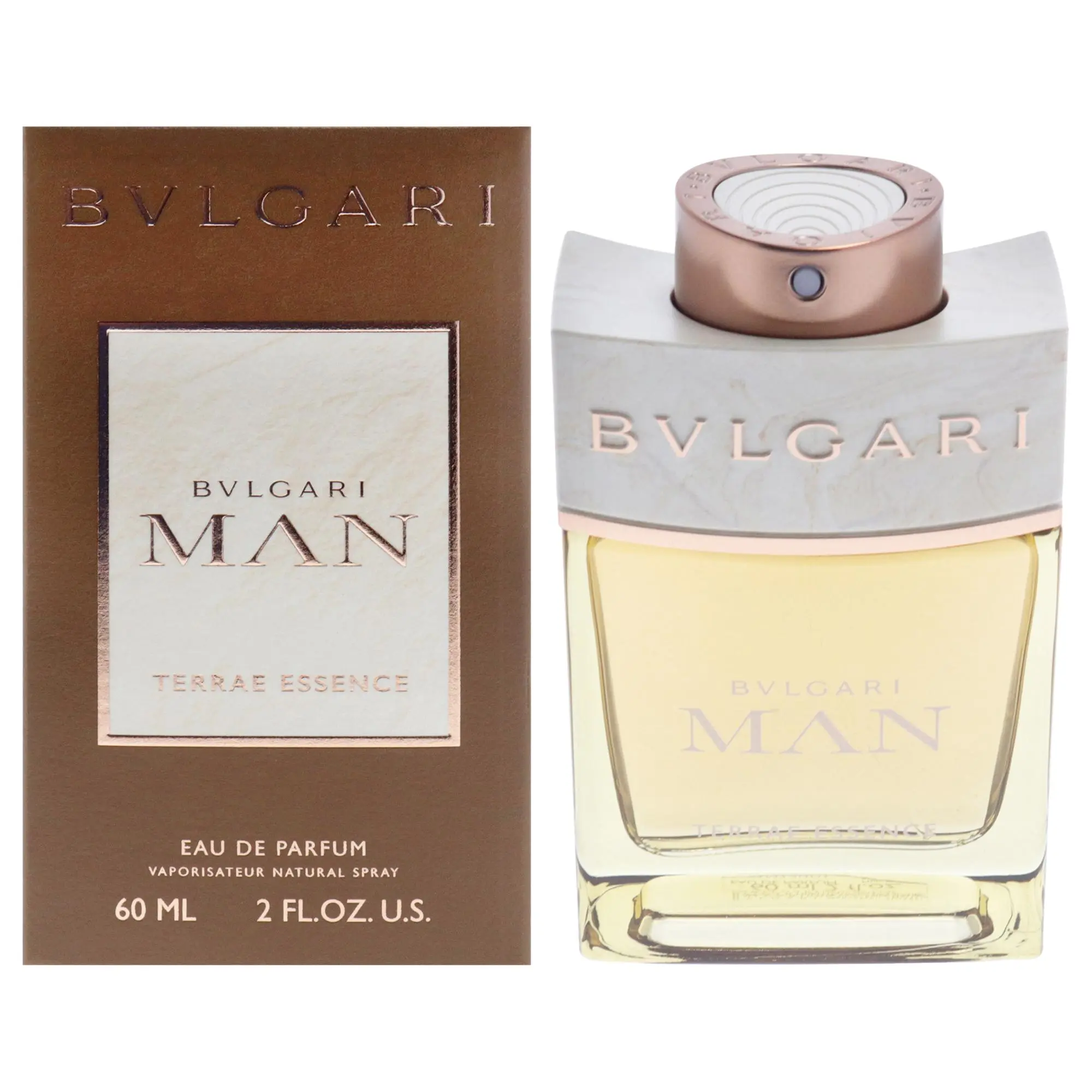 Bvlgari Man Terrae Essence EDP Spray for Men, Single Item, 2 oz (2 to 2.9 fl oz)