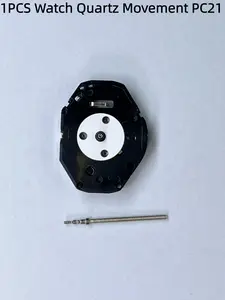 1pcs Quartz Watch Movement Pc21, No Battery Included, Precision Timekeeping Mechanism, Ideal for DIY Clock Projects, Reliable Internal Parts