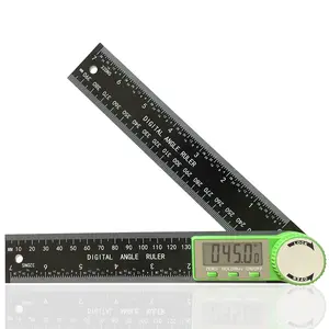 Digital Angle Finder Protractor  2-in-1 Miter 7 Inch/200mm Abs Ruler High Accuracy Measuring Tool For Woodworking Metalworking Carpenter Construction
