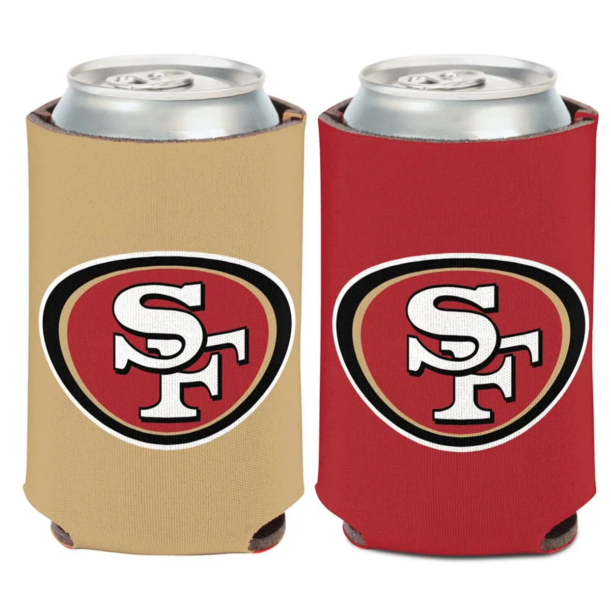 Wincraft Insulated NFL San Francisco 49ers Team Colors Can Cooler - Authentic Sports Collectibles Accessory for Fans, 0.5 lbs Drink Protector
