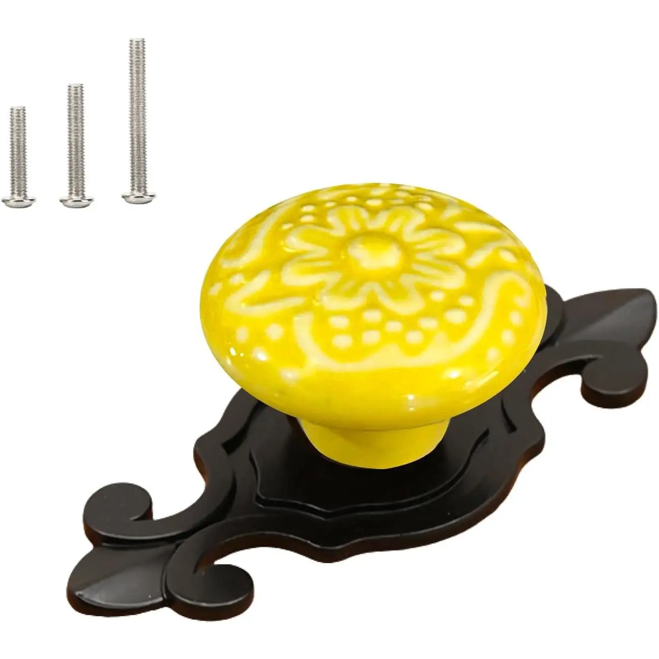 Yellow Knob + Black Base