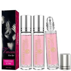 0.34 fl. oz. Unisex Pheromone Perfume Oil—Contains 10–20% pheromones, floral scent, travel size—Suitable for both men and women, attracts the opposite sex, perfect for romantic occasions, elegant bottle design, gardenia floral scent, romantic companion