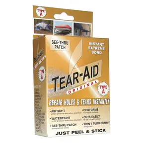 212 MAIN Tear-Aid 118120 Type A Fabric Patch Kit, Strong Adhesion Tape, Instant Repair Solution for DIY Scrapbooking & Stamping Projects
