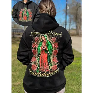 Gold Virgen Mary Hoodie
