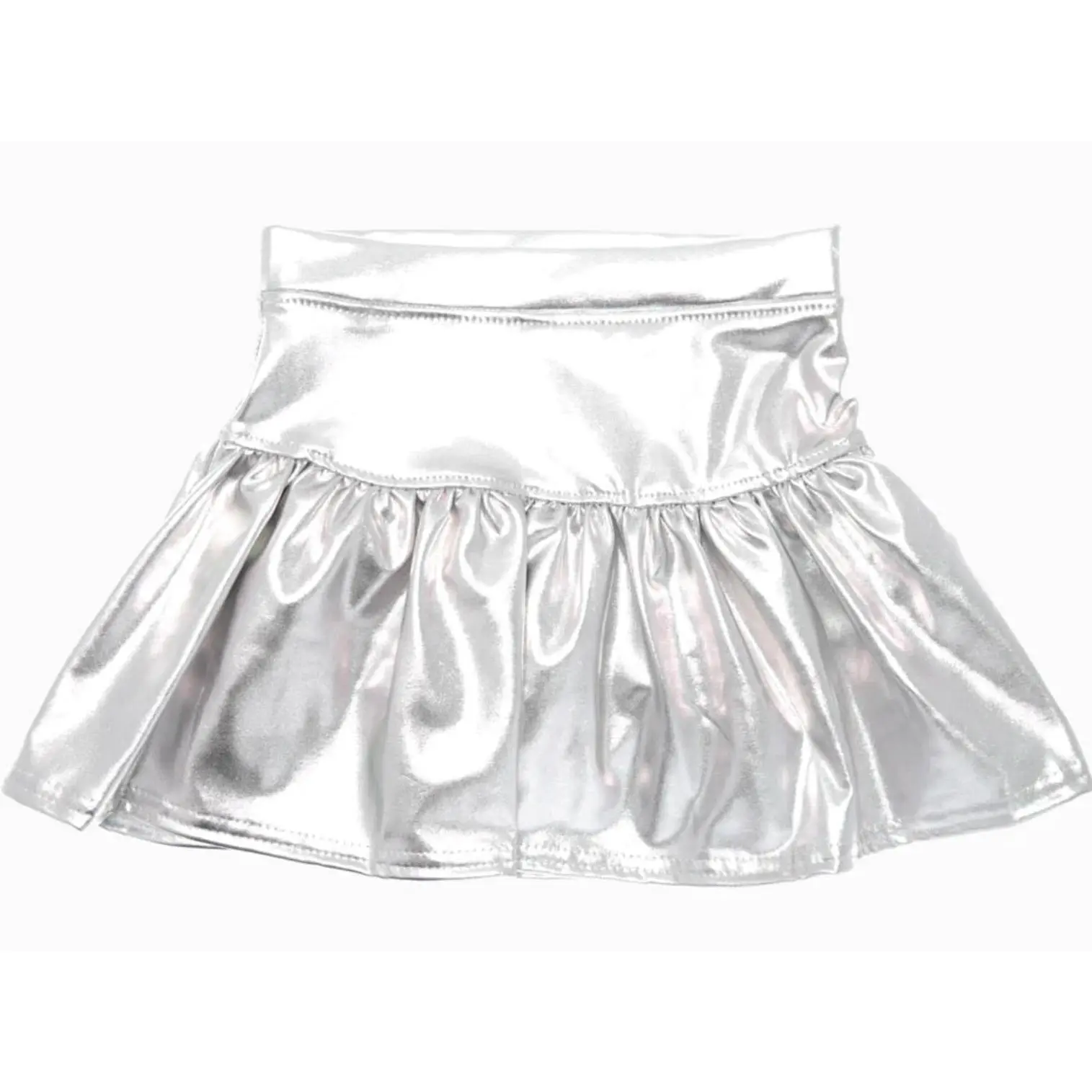 Silver Metallic Skirt
