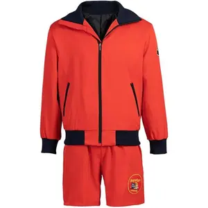 David Hasselhoff Cosplay Costume Pam and Tommy Cosplay Red Jacket Coat Shorts Full Set Halloween Outfits