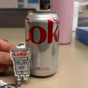 Doodle Bob Diet Soda - Nurse badge reel, RN, MD, Paramedic, RT, Phlebotomist, healthcare work accessory