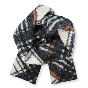 Dana Herbert Boucle Oblong Scarf