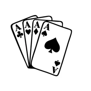 Ace Of Spades Decal Truck/Car Decal - High Quality Vinyl, Weather Resistant, Handmade in the US, Available in Any Color, Easy to Install