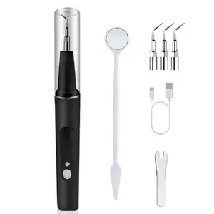 Rechargeable Electric Oral Irrigator, Rechargeable Water Flosser, Dental Water Flosser, 1 Set Teeth Cleaning Kit with LED Light & 5 Adjustable Modes, Oral Plaque/Tartar Remover for Teeth, Oral Care Tools