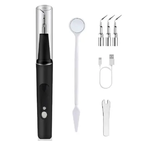 Rechargeable Electric Oral Irrigator, Cordless Water Flosser, Cordless Oral Flossers, Dental Water Flosser, Oral Care Cleaner, 1 Teeth Cleaning Kit with LED Light & 5 Adjustable Modes, Oral Plaque/Tartar Remover for Teeth, Oral Care Tools