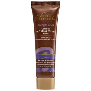 Silk Elements Strength 'n Silk Coconut Glossing Polish Travel Size .7 OZ