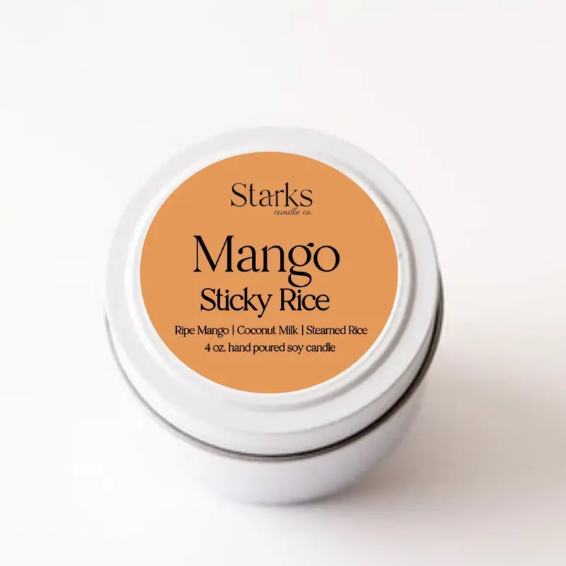 Mango sticky rice candle