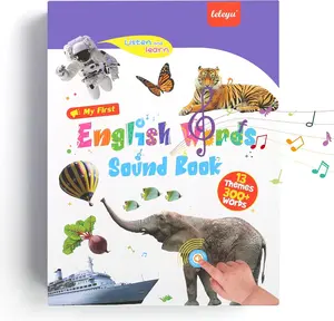 My First English Words Sound Book  300+ Words, 13 Themes, Interactive Audio for Toddlers, Autism Sensory Games, Early Educational Gifts, Birthday Present for Kids Age 3-6