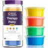 Special Supplies Therapy Putty for Teens and Adults - 4 Pack, 3 oz Each, Soft Silicone for Stress Relief & Hand Strength, Occupational Rehabilitation, Non-Toxic, Fun Colors
