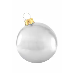 Holiball® Inflatable Ornament - Silver - Two sizes 18" or 30"