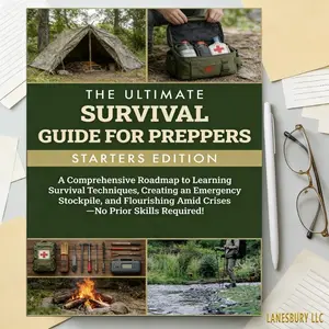 The Ultimate Survival Guide for Preppers: Starters Edition, Comprehensive Emergency Preparedness Handbook, Learn Survival Techniques & Build Your Stockpile, No Prior Skills Required