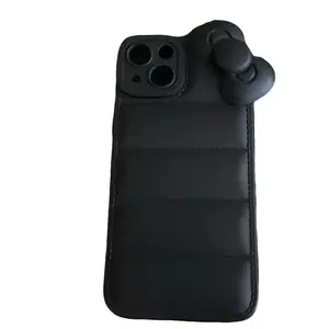 Cute Phone Case - Black Design with Durable Material, Compatible with Various Models, Ideal for Everyday Use