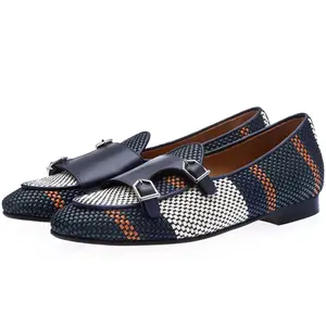 Get Stylish with TANGERINE 7 Tetris Navy Belgian Loafers – Trendy & Comfortable Footwear for Men | Shop Now on TikTok!