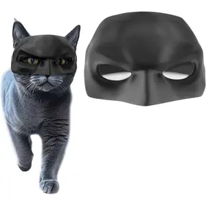 Cat mask cosplay, cat hat, soft silicone made, Batcat Avenger mask funny costumes accessories for large cats and kitten