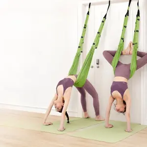 Adjustable Door Yoga Hammock Strap, Anti-Gravity Inversion Trainer, Backbend, Split Training, Flexibility Improvement, No Installation Needed