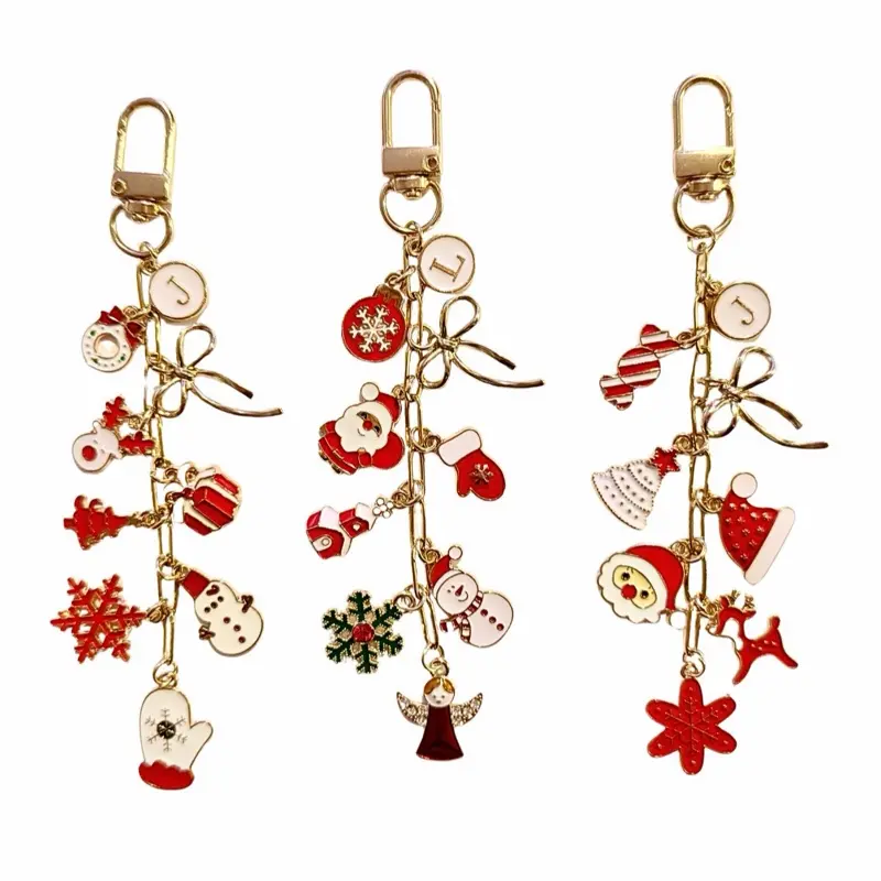 Christmas Charm Chain for Kindle, Nook, Kobo, E-reader, Tablet, Handbag, Planner | Cute Accessories | Clip-On Accessories