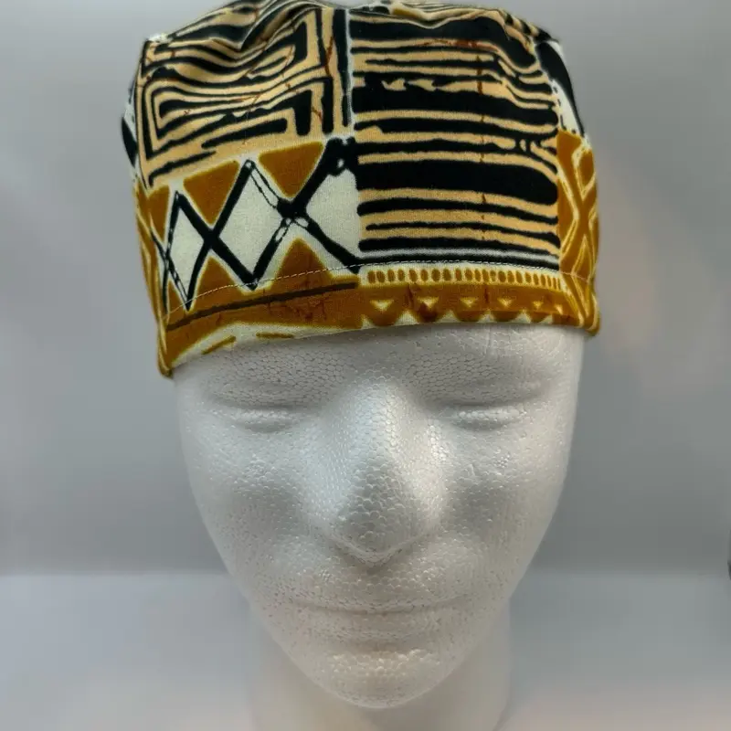 Unisex Surgical hat, surgical cap for men and women, scrub hats for any hairstyle. One size fits all, adjustable ties.
