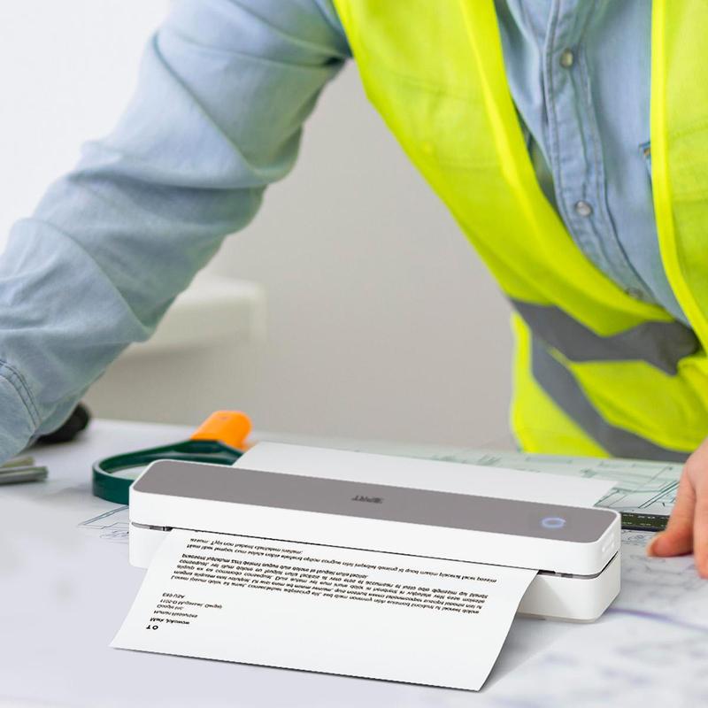 iDPRT Inkless Portable Printers Wireless for Travel, MT610 Pro Bluetooth Thermal Printer Compatible with Phone & Laptop,Support 8.5'' x 11'' US Letter & A4, Inkless Mobile Printer for Office, Home, School Wifi