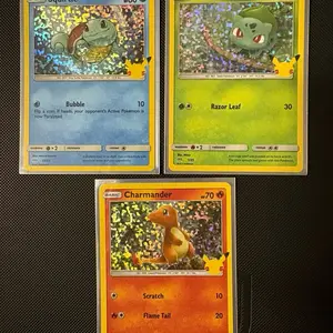 Squirtle, Charmander, Bulbasaur (2021) McDonald’s Collection Bundle - NM Pokémon TCG