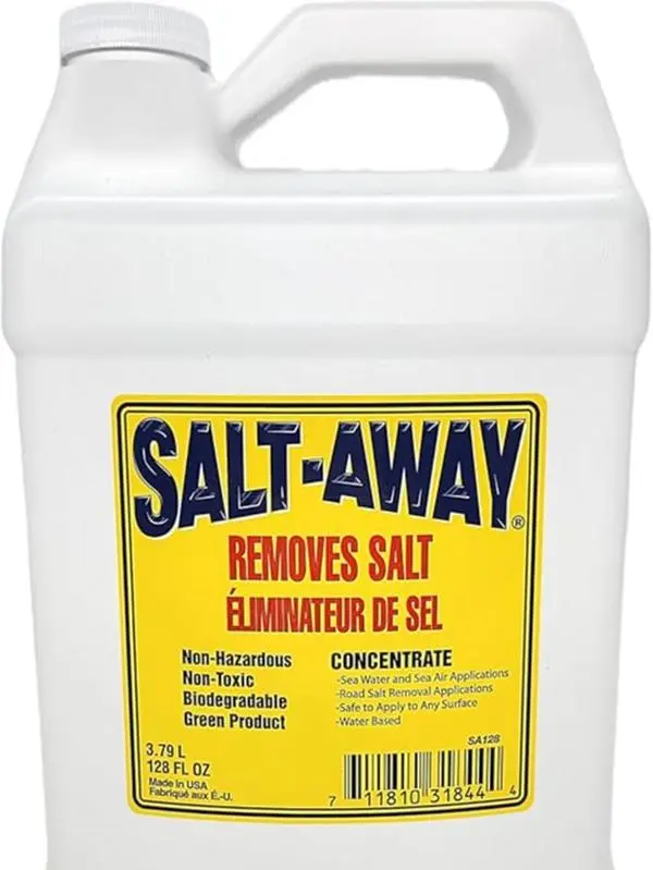 Salt-Away Concentrate Gallon 128 fl oz Removes Salt from Any Surface 100% Non-Toxic Biodegradable Formula