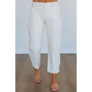 Mallorie Risen Jeans - Ivory