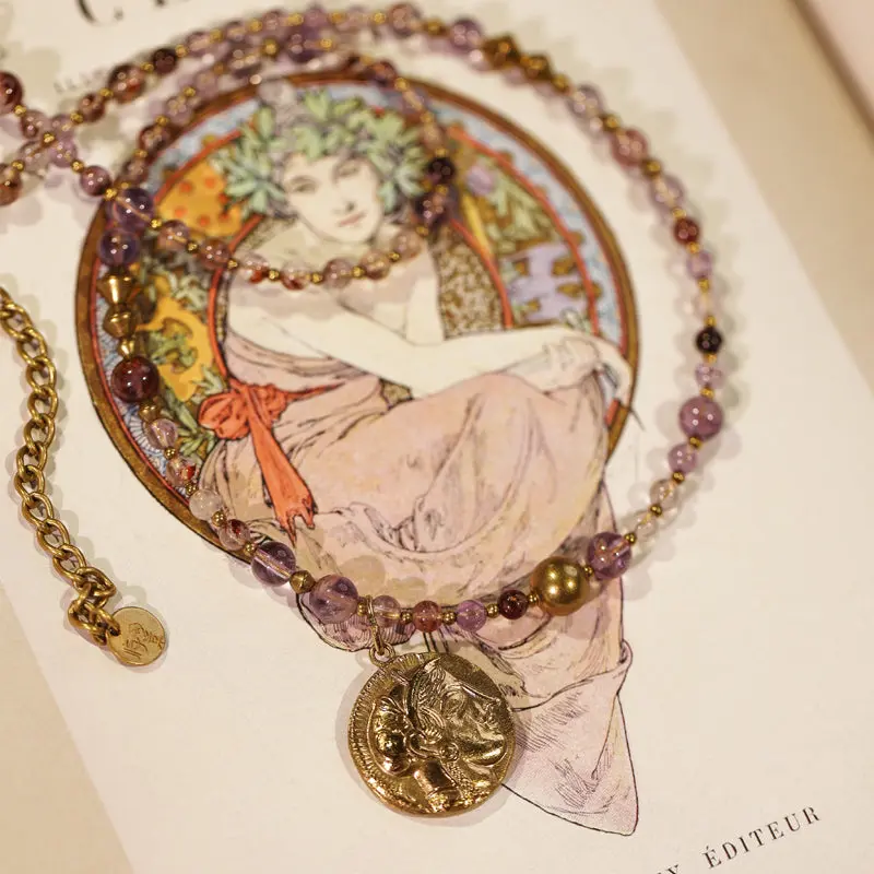 Athena Medallion Necklace