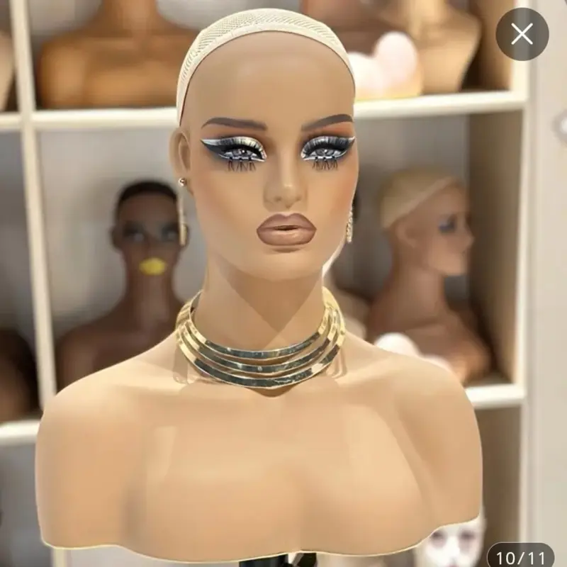 [Stylish Mannequin] KimRuima Stylish Mannequin Head | for Wigs Hats Display without Shoulder JRM010