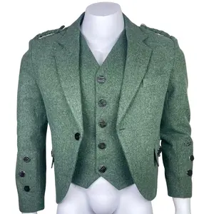Scottish Tweed Argyle Jacket & Vest – Authentic & Stylish