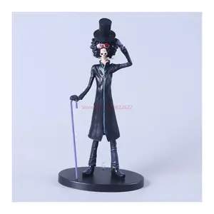 16-23cm One Piece Anime Figure Brooke Black Series Model Dolls Pvc Action Figure Collection Decoration Kids Birthday Toys Gifts