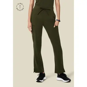 High Waisted Cargos Olive
