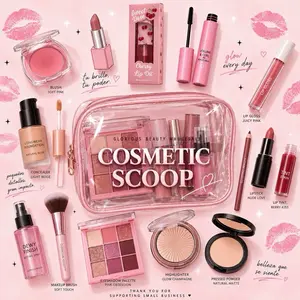 Makeup bag, lipsticks, blushes, beauty accessories Eyeshadow Cosmetic