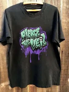 Pierce The Veil Graffiti Logo T-Shirt Unisex Fan Gift S-5XL