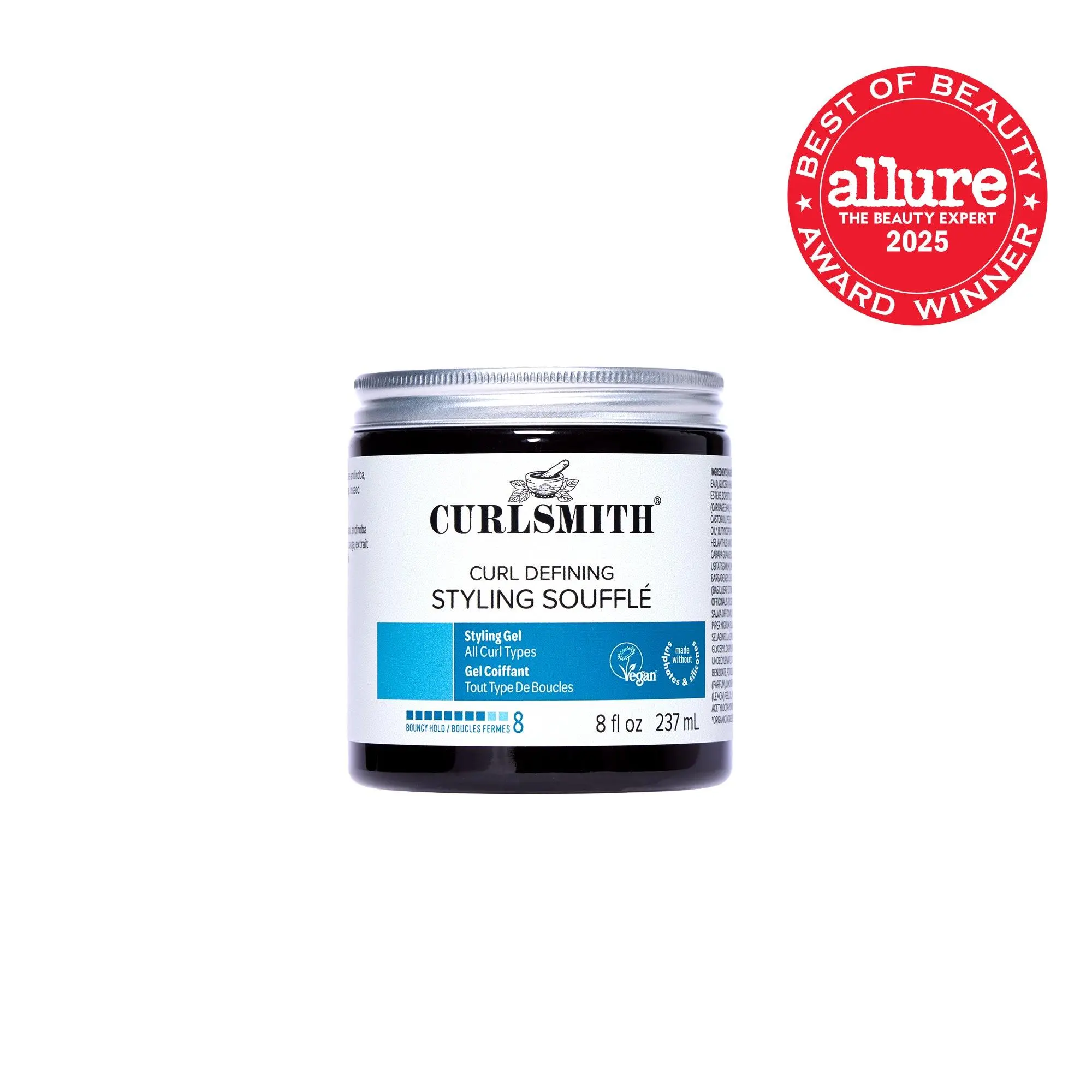 Curlsmith Curl Defining Styling Soufflé | For All Curl & Texture Types | Moisture, Shine & Frizz Control
