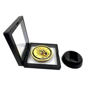 Floating Challenge Coin Display Case