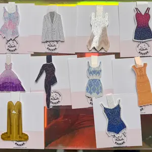 Eras Inspired Costume Magnetic Bookmarks - Magnetic Closure