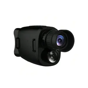 black- New Model 1080P Monocular Night Vision Device With 16x Zoom, Infrared, No-Glow, 2-Inch HD Screen, Rechargeable Lithium Battery - Outdoor Photography & Video Recording Digital Durable