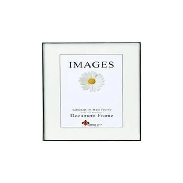 Lawrence Frames Black Rectangular Tabletop Document Frames - 8.5x11 in Photo Frames with Glass, Plastic-Resistant, Pack of 6, Home Decor Supplies, Rectangular Document Frames